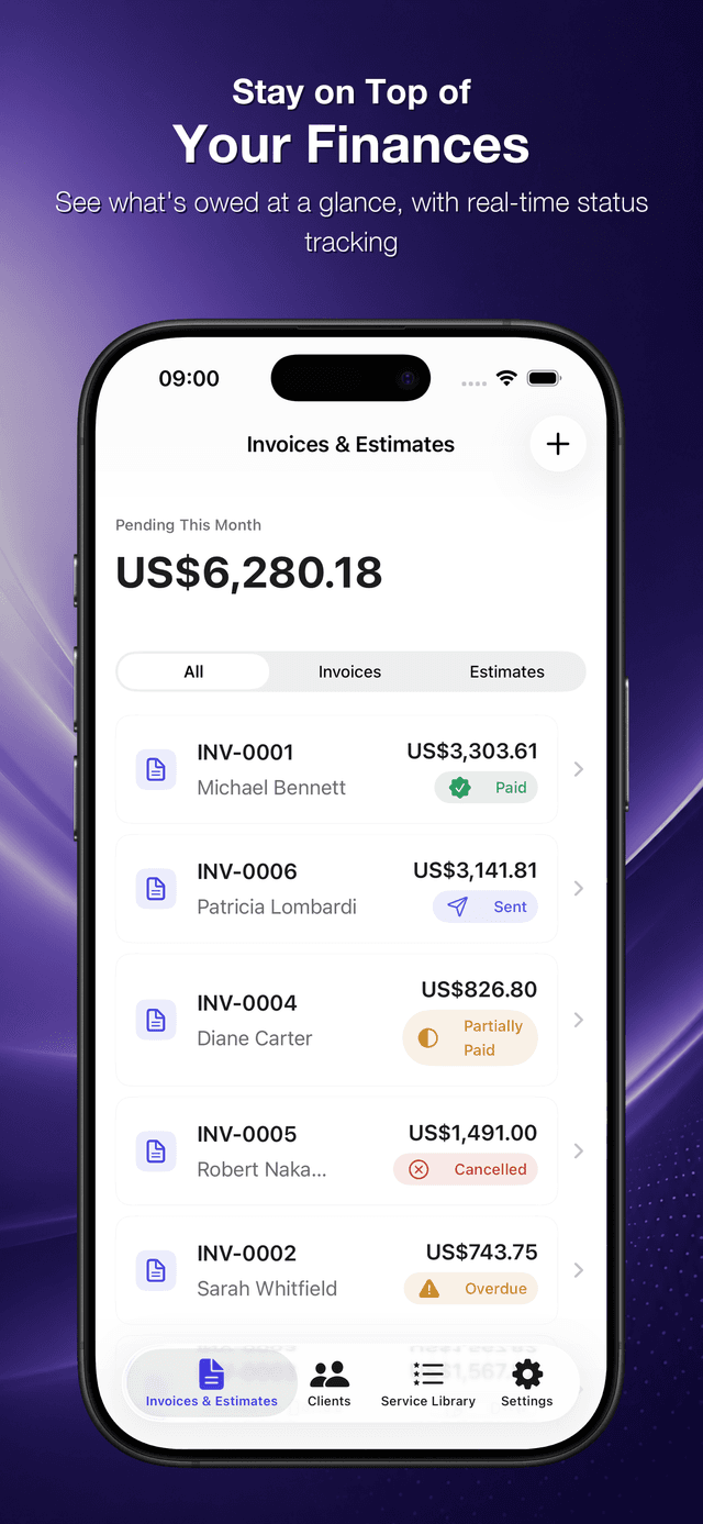 InvoiceHive Screenshot 2